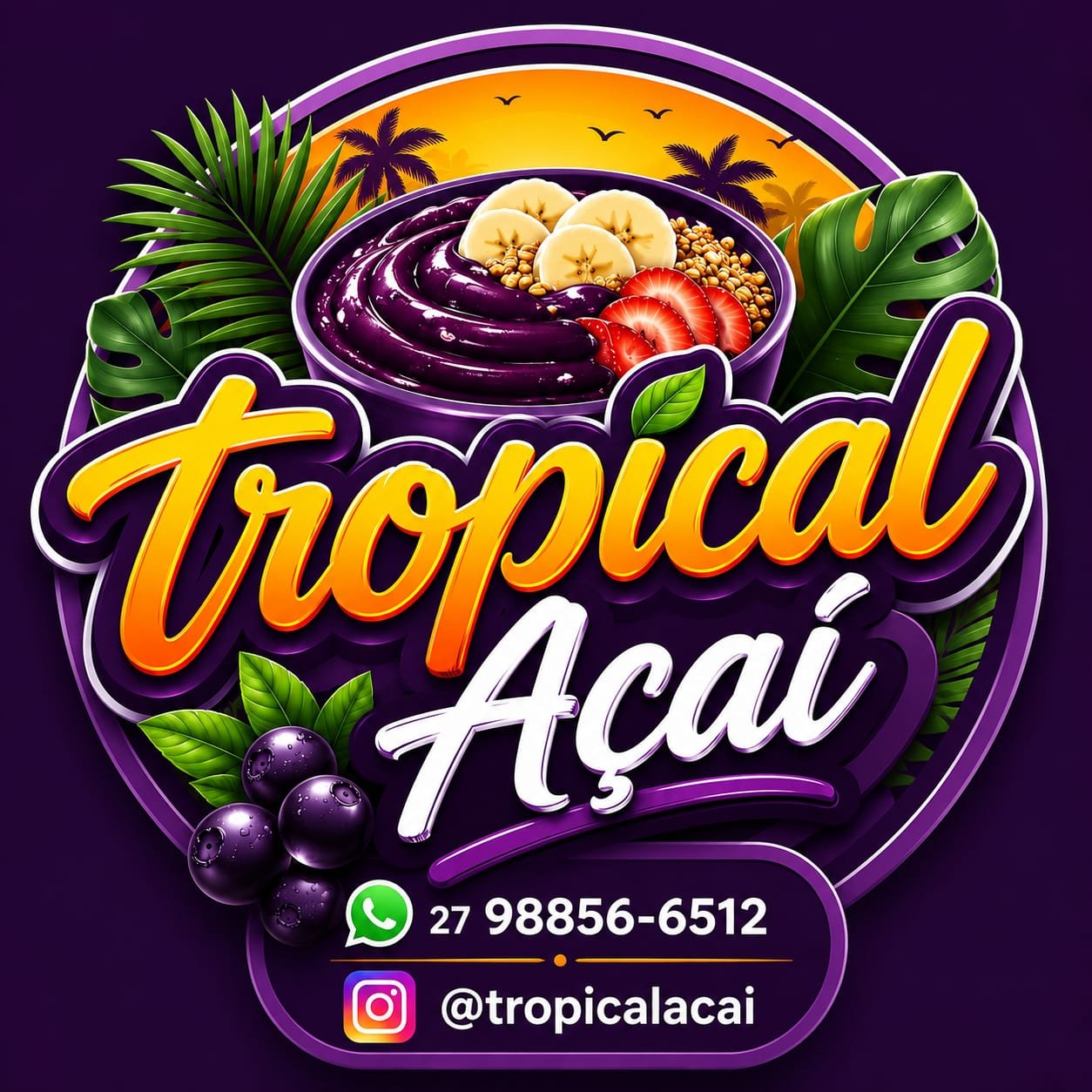 Tropical Açaí Logo